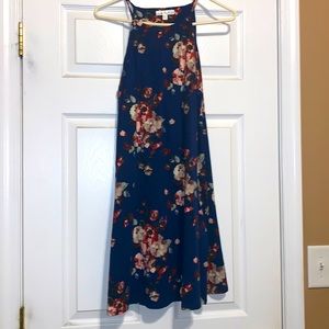 Nine Britton Navy Floral Mini Dress Size XL